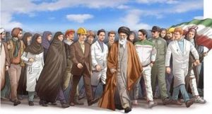 تصویری که دفتر حفظ و نشر آثار رهبر جمهوری اسلامی ایران آن را به‌همراه این بیانیه منتشر کرد.
