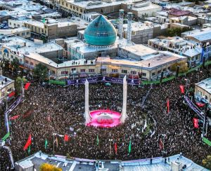 مراسم روز تاسوعا در زینبیه زنجان